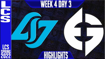 CLG vs EG Highlights | LCS Spring 2022 W4D3 | Counter Logic Gaming vs Evil Geniuses