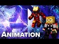 My FIRST 3D Animations EVER | Minecraft Avengers