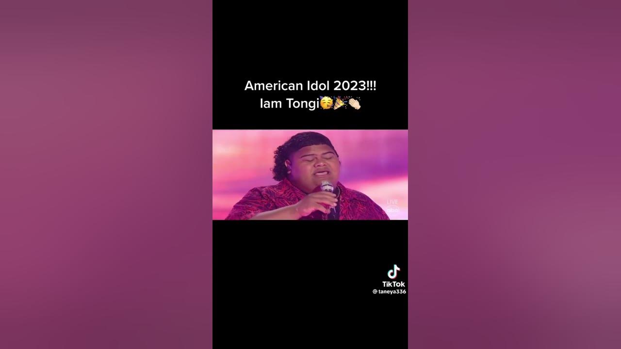 American idol winner Ian tongi iamtongi americanidol 2023 YouTube