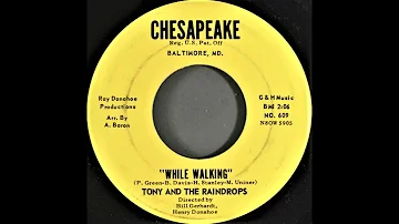While Walking Tony & The Raindrops  1962 Chesapeake 609