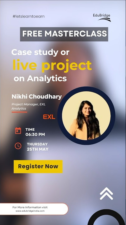 Join This #Free Masterclass: https://bit.ly/3IbB6JV #data #foryou #education
