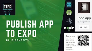 Publishing Expo React Native Apps to Expo
