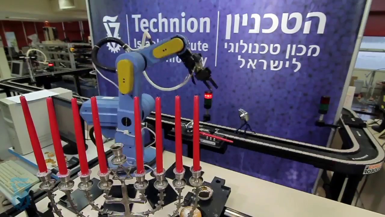menorah preço Lighting the Hanukkah Candles Faster Technion Rube Goldberg Machine