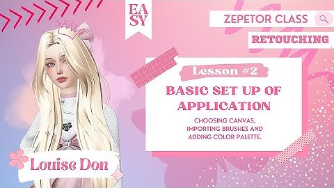 [ZEPETOR CLASS] Lesson 2 - Basic Set Up | #ZEPETO #zepetorclass