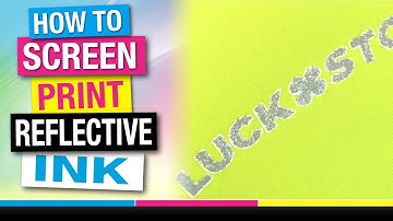 How to Screen Print Reflective Ink Full Tutorial