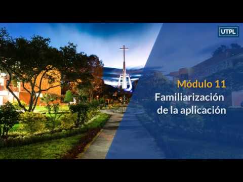 EVA Módulo 11: Familiarización de la aplicación