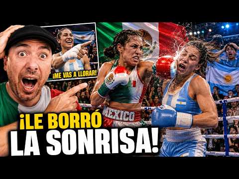 BOXEADORA ARGENTINA se BURLA de una MEXICANA… y recibe una PALIZA 🇲🇽🇦🇷