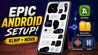অ্যান্ড্রয়েড !! The KLWP Themes Setup Android || HomeScreen Tutorial"☑