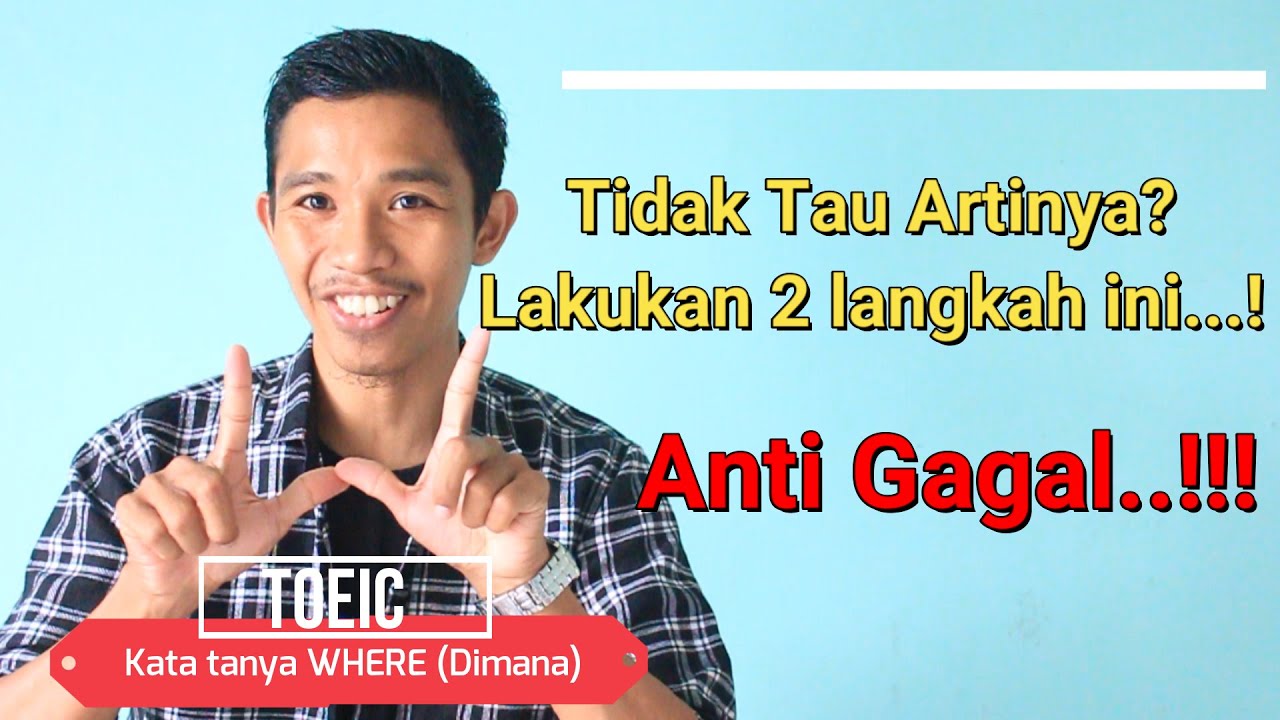 Pembahasan TOEIC Lengkap dengan Tips dan Strategy – Listening Part 2 (Kata tanya WHERE) + Soal