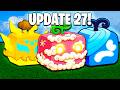 🔥 ¡TODAS LAS NUEVAS FRUTAS REVELADAS en la UPDATE 27 de BLOX FRUITS! ¿Cuál es tu favorita?