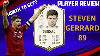 FIFA 20 ICON SWAPS | GERRARD REVIEW | 89 GERRARD PLAYER REVIEW | FIFA 20 Ultimate Team