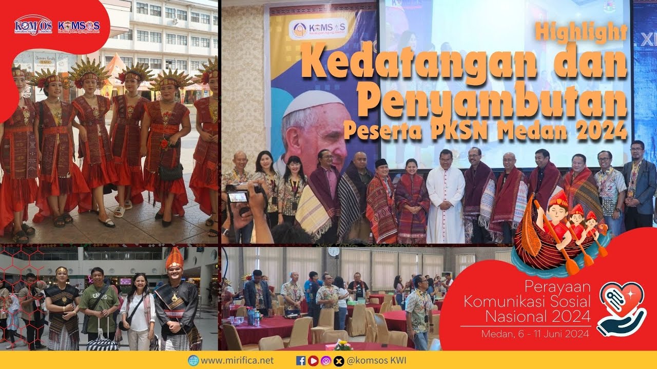 Kedatangan dan Penyambutan - Perayaan Hari Komunikasi Nasional Ke XI | Keuskupan Agung Medan