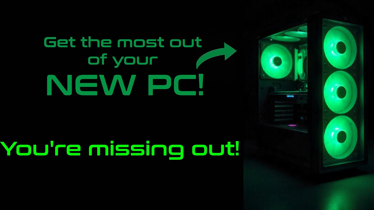 Here's what to do after building a new PC... - YouTube