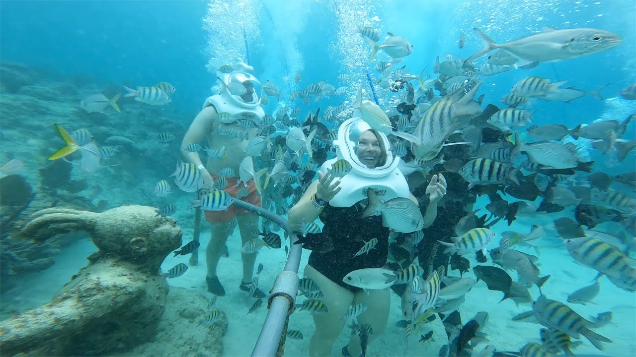 xcaret sea trek adventure