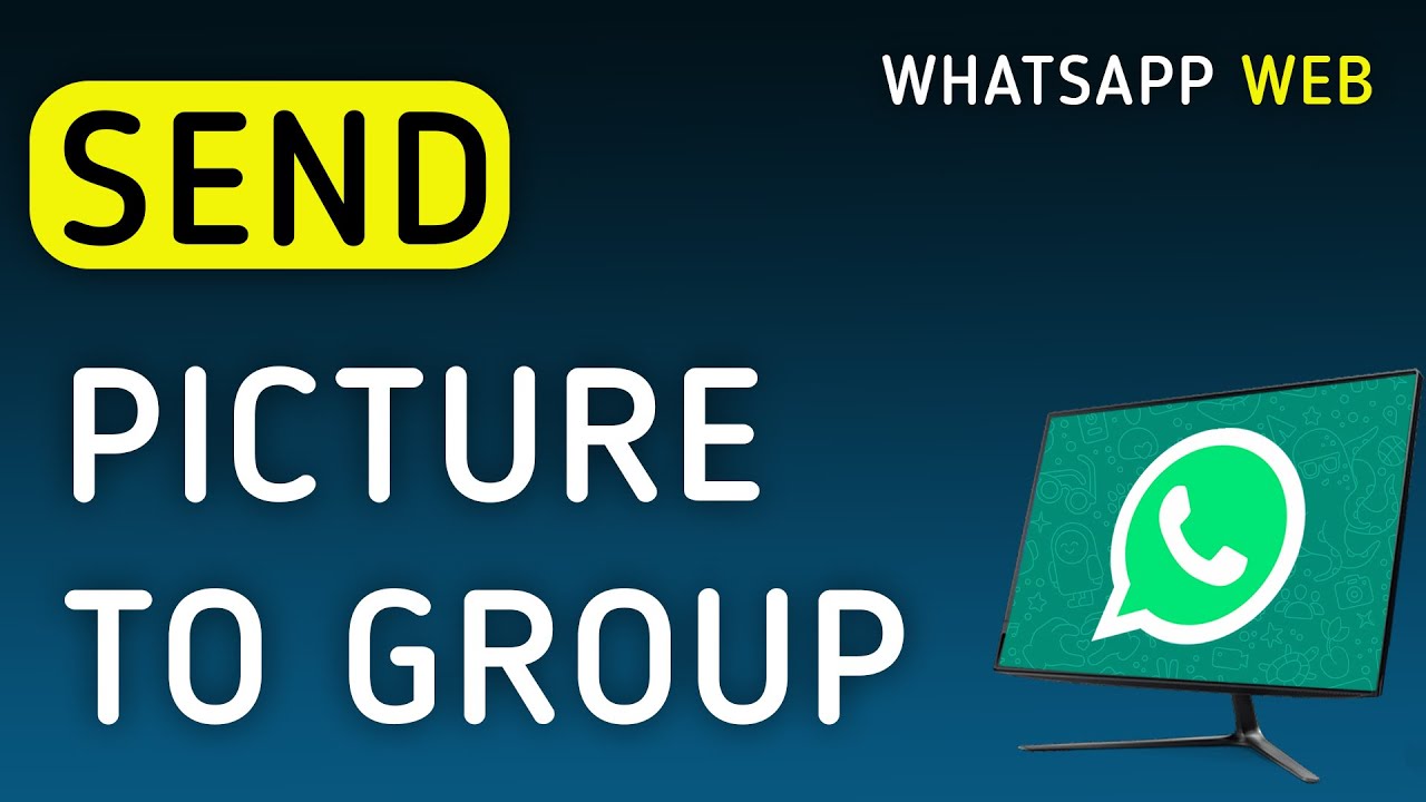 Как отправить фотографию в группу WhatsApp Web на ПК (новое обновление)