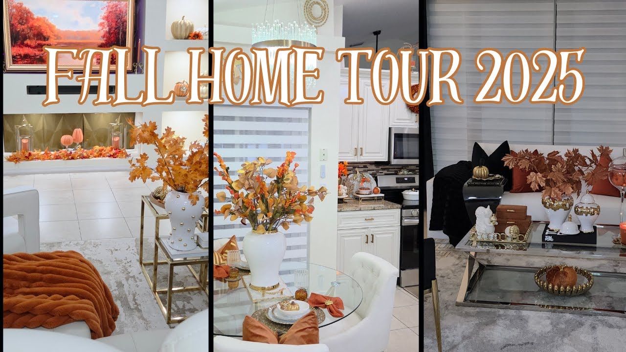 Cozy Fall Home Tour 2025 🍂 | Modern, Glam & Elegant Autumn Decorating ...