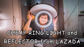 Murang Ring Light and Light Reflector sa Lazada | Pinoy Unboxing