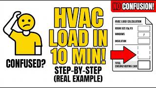 How to Calculate HVAC Load Step by Step (Real Example + Easy Method)