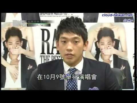 111004 MTV- 蘋果娛樂新聞_Rain 擔心當兵沒口福 入伍前要辦封街演唱會
