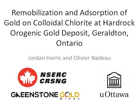 Remobilization and Adsorption of Gold on Colloidal Chlorite