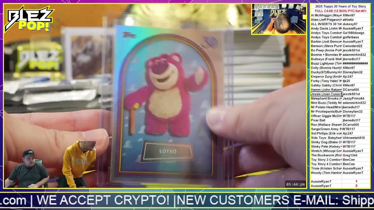 2025 Topps Pixar Crystal 30 Years of Toy Story 12 Box Full Case