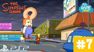 Walkthrough The Simpsons Game - Part 7: Shadow of the Colossal Donut (PSP)