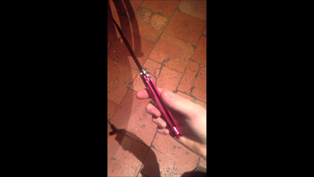 couteau papillon tricks de bases , butterfly knife basics trick #1