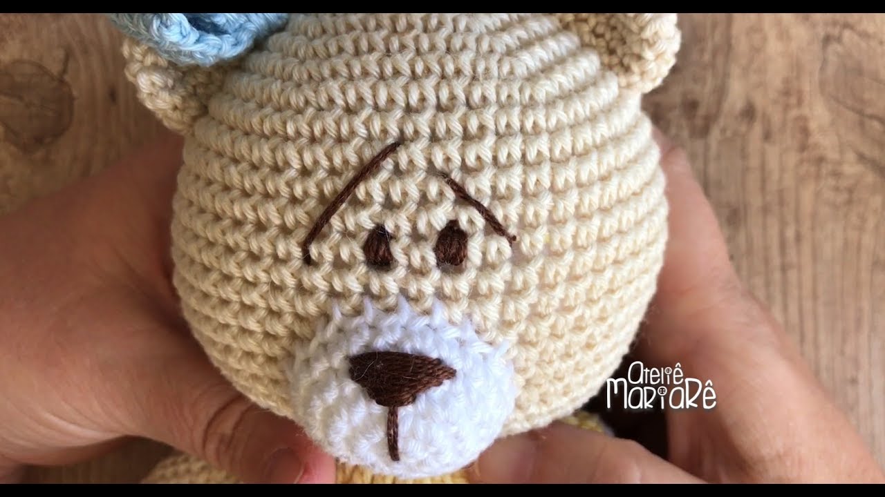 Como Fazer Olhos Bordados Em Amigurumis de Crochê