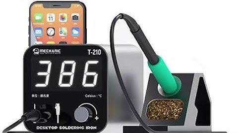 Mechanic T-210 Iron with Short Circuit Protection|mk mobile tools