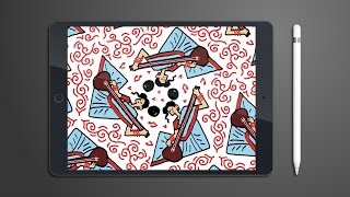 Sitar- Pattern Doodling on Amaziograph (iPad Pro + Apple Pencil) screenshot 5