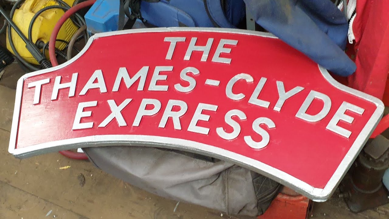 COMPLETE! 'The Thames-Clyde Express' Headboard Restoration Montage