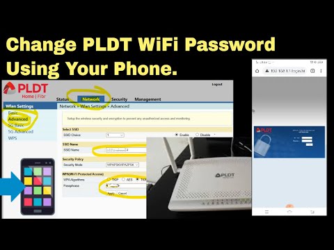 How to change Wi-fi Password in PLDT Home Fibr using your Phone? - YouTube