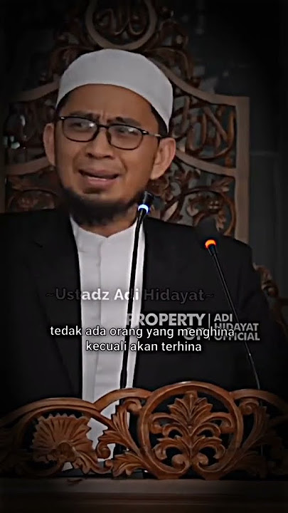 Ceramah ustadz adi hidayat 30 detik || Story wa ustadz adi hidayat terbaru