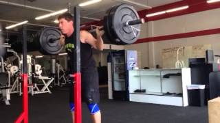 Back Squat 225 x 30 reps