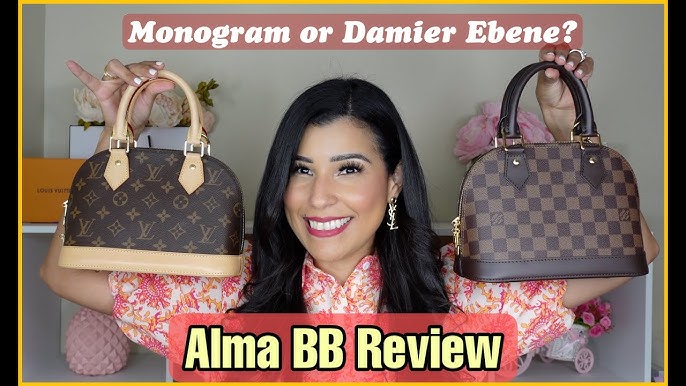 Louis Vuitton Alma BB Review, Damier Ebene, Wear and Tear, WFIMB, MOD  Shots