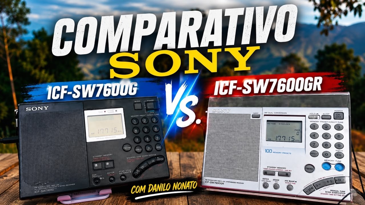 Sony ICF-SW7600G vs. ICF-SW7600GR Comparison — With Danilo Nonato