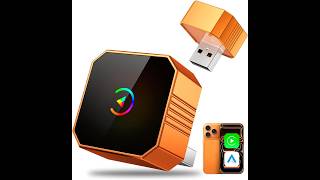 2026 Upgraded Wireless CarPlay Adapter for iPhone&Android, Car Play Mini Wired to Wireless Adapter