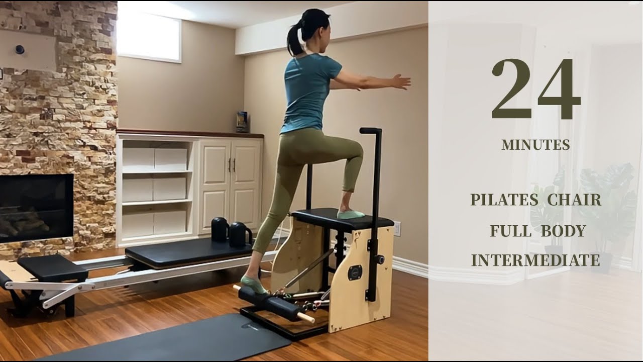 24-Min Pilates Chair Full Body Workout | Intermediate Strength & Flow