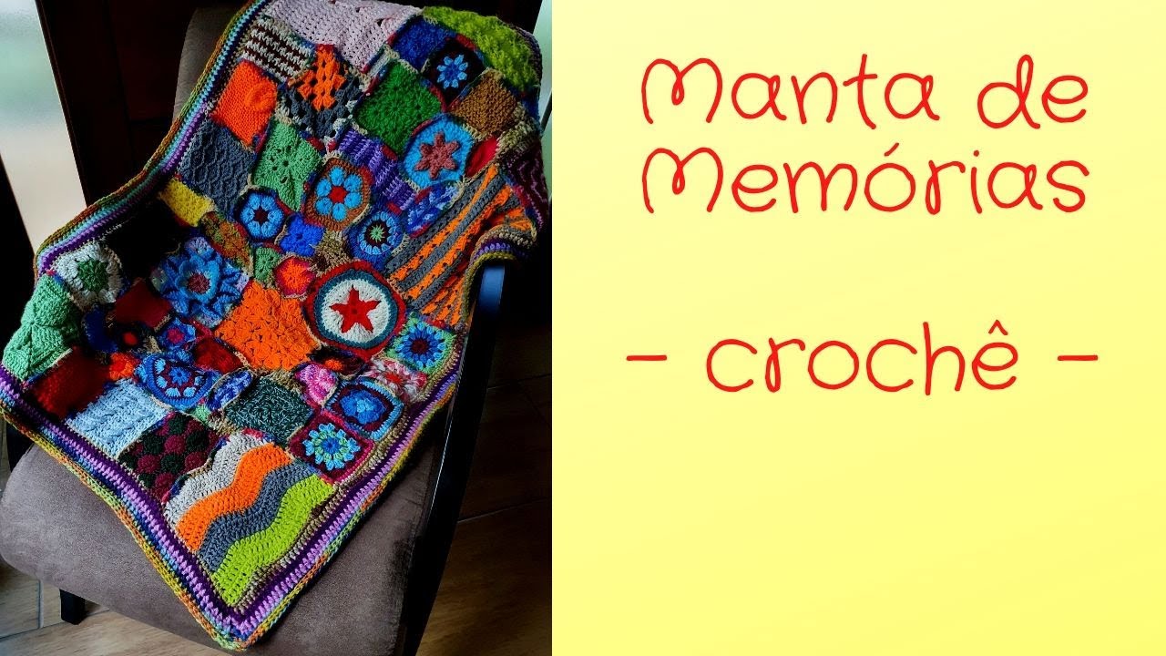 Manta de Memórias - crochê