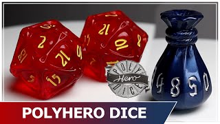 PolyHero Dice Review - Wizard & Rogue Dice Sets For D&D