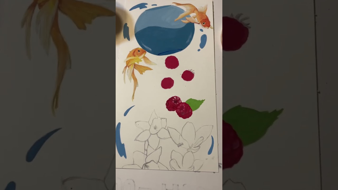 Late night Art Semester Test to finish