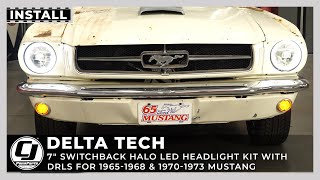 Project Betty | Delta Tech LED Headlight Kit with Switchback Halo & DRL