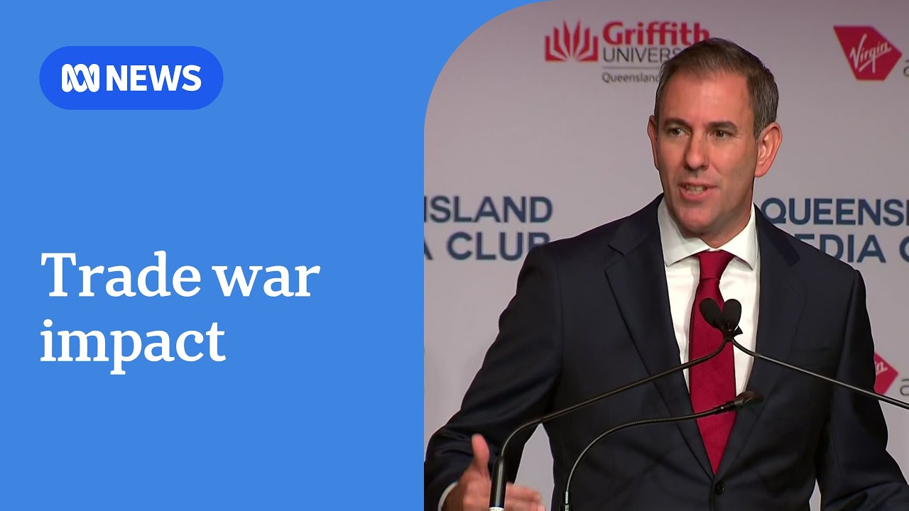 Treasurer issues grim message on economy if trade war takes hold | ABC NEWS