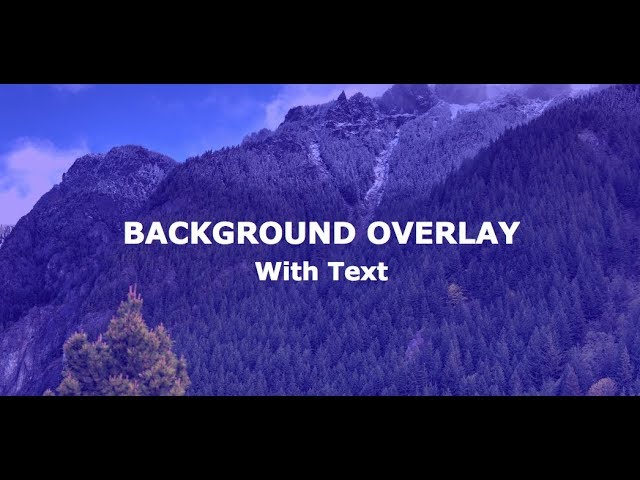 7 to Overlay Text on Images - YouTube