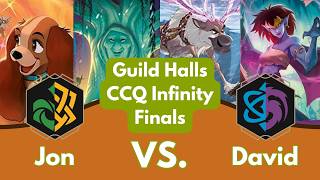 Disney Lorcana Guild Halls Infinity CCQ Finals Gameplay with Jon! | Dogs vs Blurple | Wilds Unknown