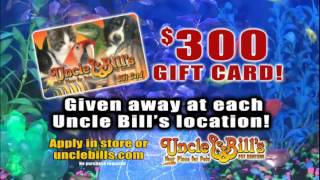 Uncle Bill s June 2015 300 Gift Card Giveaway for Our 30th Anniversary