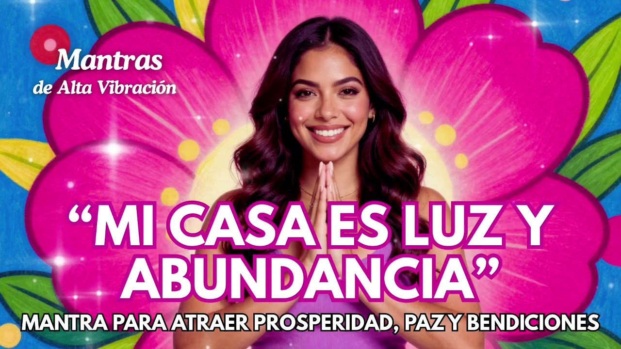 💖🏡 MI CASA ES LUZ Y ABUNDANCIA | Mantra para atraer Prosperidad, Paz y Bendiciones