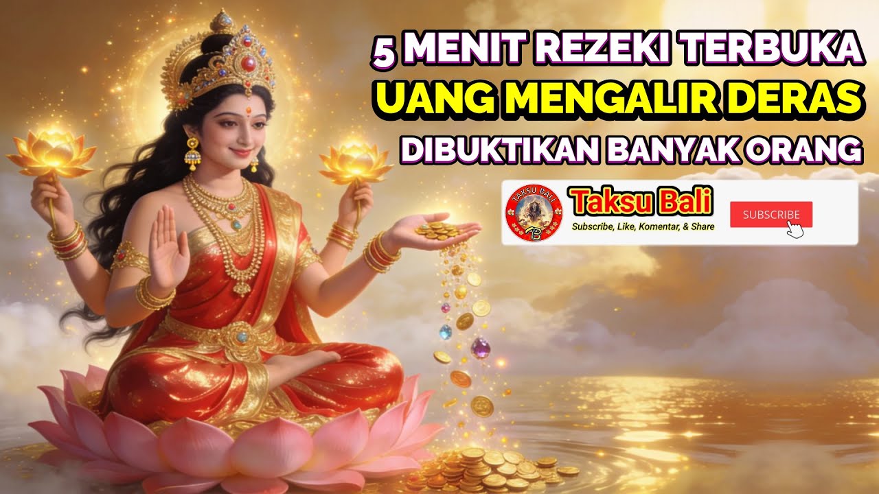 Dengarkan 5 Menit Saja 💰 Rezeki & Uang Mengalir Tanpa Batas ke Hidupmu ✨ Mantra Penarik Rezeki