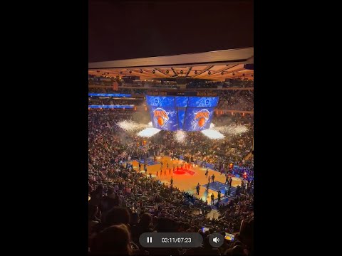 Toronto Raptors vs. New York Knicks Madison Square Garden NBA 1 Canadian, American National Anthems
...