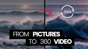 Create animated 360 Panoramas from Images using AI